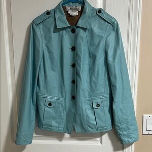 Carlisle Leather Blue Jacket